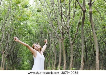 Similar – Tanzen Wald Frauen Frei