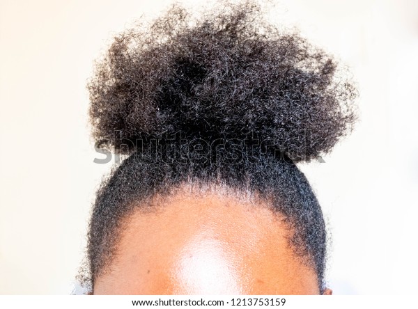 Young Beautiful Black Girl Natural Afro Royalty Free Stock Image