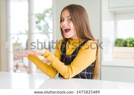 Similar – Image, Stock Photo open palm greeting sunlight. Hand in the air with soft light.