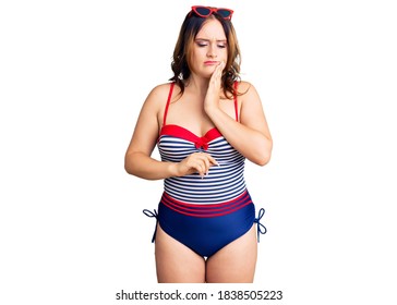 red white blue tankini