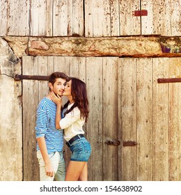 Cute Couple Kissing Images Stock Photos Vectors Shutterstock