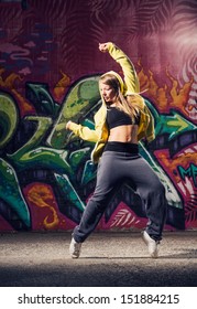 Young Beautiful Hip Hop Urban Dancer