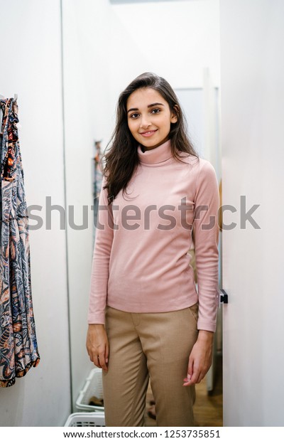 Young Beautiful Indian Asian Student Girl Stock Photo Edit