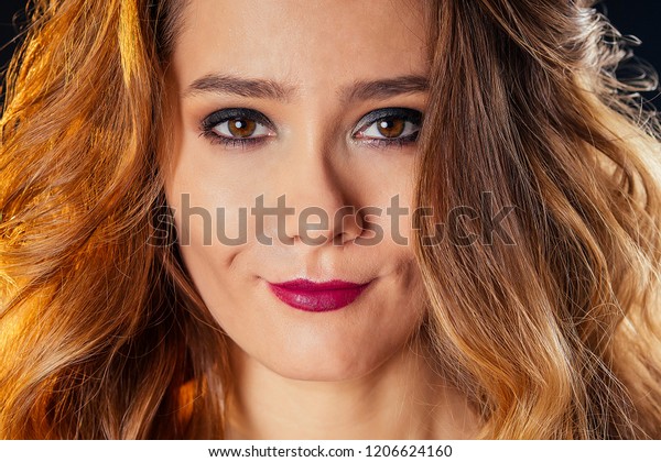 Young Beautiful Woman Short Haircut Hair Stock Photo Edit Now