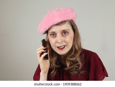 Young Beautiful Woman Using Burner Phone To Conceal Her  Internet And Other Activities On Social Media