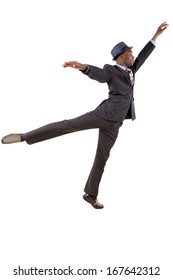 Young Black Businessman Suit Dancing Stock Photo 167642312 | Shutterstock