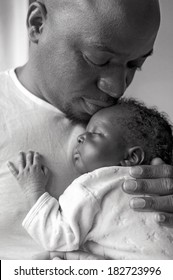 Young Black Nigerian Family With A Newborn Baby