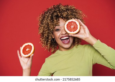 Young Black Woman Afro Curls Having Stock Photo 2175852685 | Shutterstock