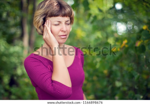 Young Blonde Short Hair Woman Having Stock Photo Edit Now 1166898676