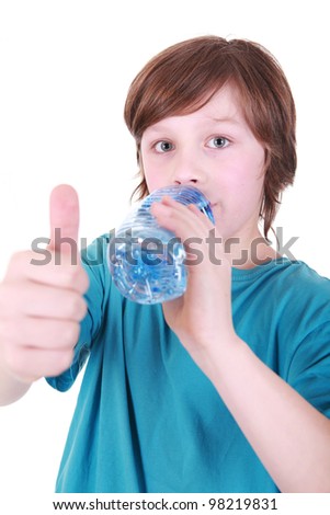 Similar – Image, Stock Photo Baby girl drinking milk from baby bottle