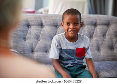 Young Boy Having Therapy With A Child Psychologist