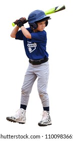 Young Boy Playing Baseball