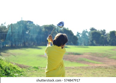 Young Boy Playing Golf Golf For Kids Lessons