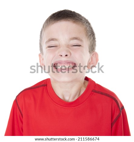 Similar – happy child with a blackboard