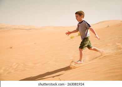 Kid Desert Stock Photos Images Photography Shutterstock