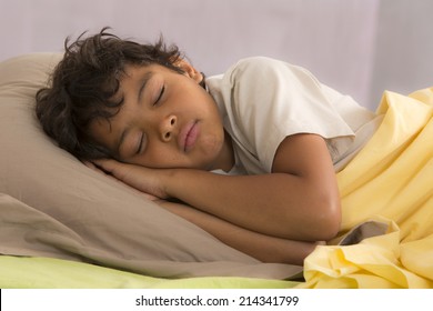 Young boy sleeping
