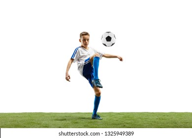 Young Boy Soccer Ball Running Jumping Stock Photo 1325949389 | Shutterstock