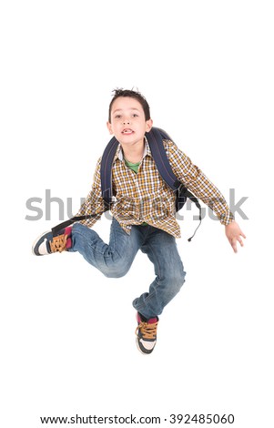 Similar – Image, Stock Photo Let me. Boy (child)