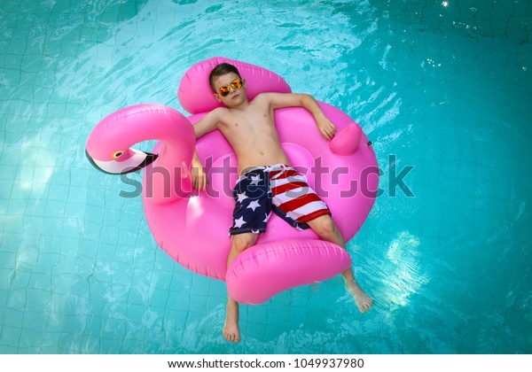 boys flamingo bathing suit