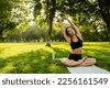 yoga in park