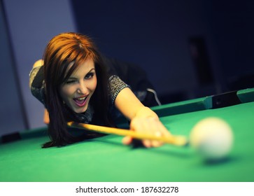 318 Billard girl Images, Stock Photos & Vectors | Shutterstock