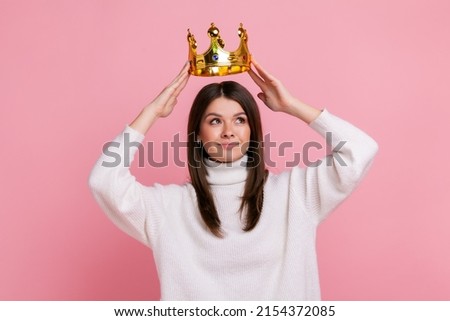 Similar – Image, Stock Photo Look me in the eye, baby !!!