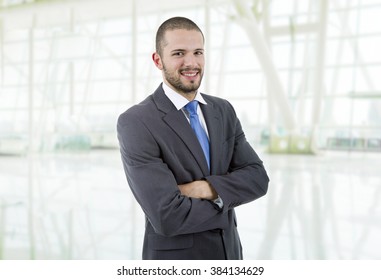 young business man portrait at the office - Shutterstock ID 384134629