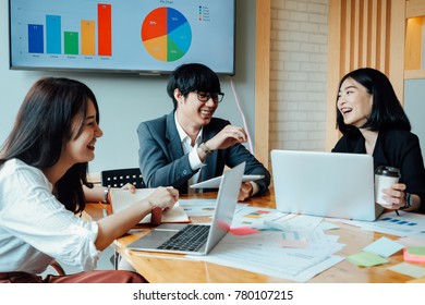 Asian Business People Meeting New Startup Stock Photo 791491891 ...