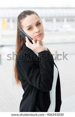 Woman call business happy