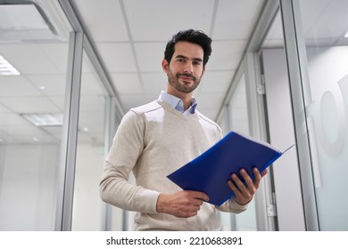 Young Businessman As A Consultant Or Startup Founder With Documents In The Office