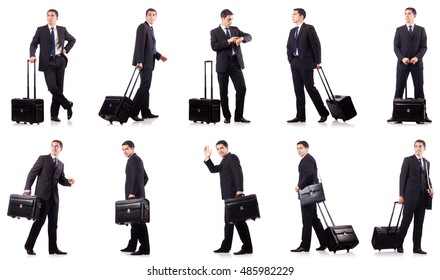 Young Businessman During Business Trip Stock Photo 485982229 | Shutterstock