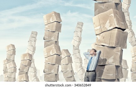 2,631 Pushing Heavy Box Images, Stock Photos & Vectors | Shutterstock