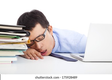 Man Asleep At Desk Images Stock Photos Vectors Shutterstock