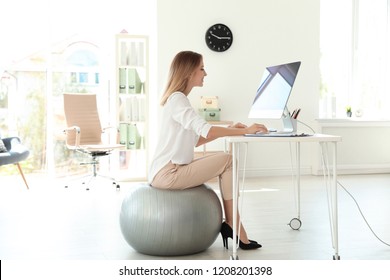 Women Sitting At Desk Exercise Images Stock Photos Vectors
