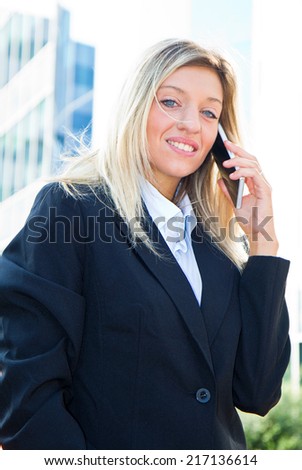 Similar – Woman call business happy