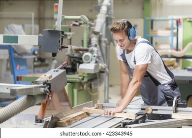 Young Carpenter Working