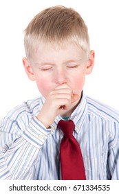 Young Child Coughing Or Yawning