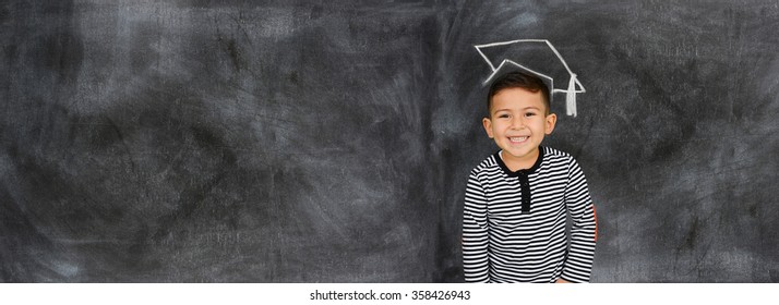 Young child who is going to their school