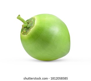 young coconut isolated on white background - Shutterstock ID 1812058585