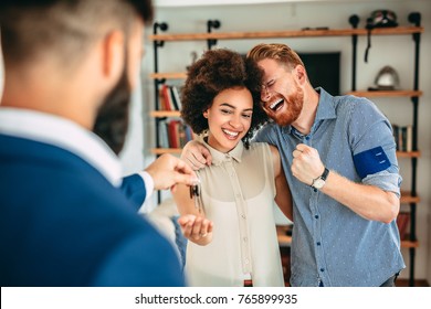 
Young Couple Buying Their New Home