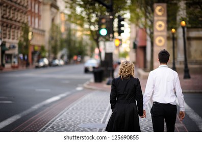 Young Couple In The City