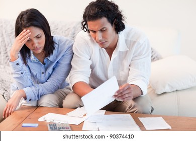 Young Couple Depressed About Financial Problems