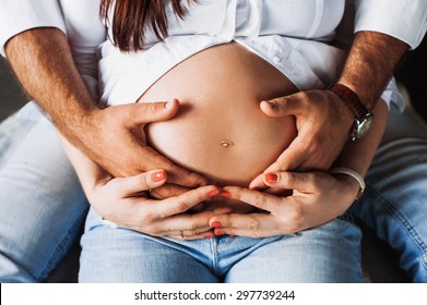 Young couple expecting a baby