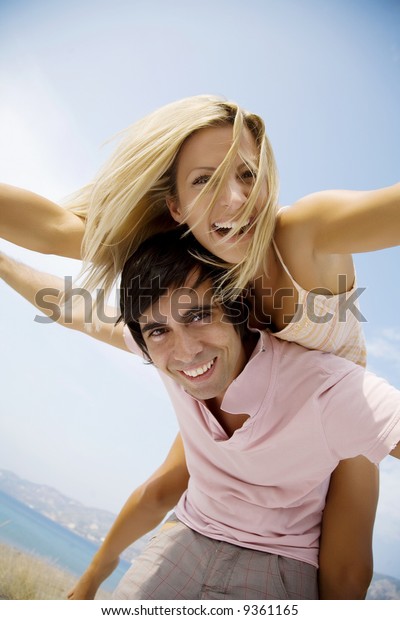 Young Couple Fooling Aroun