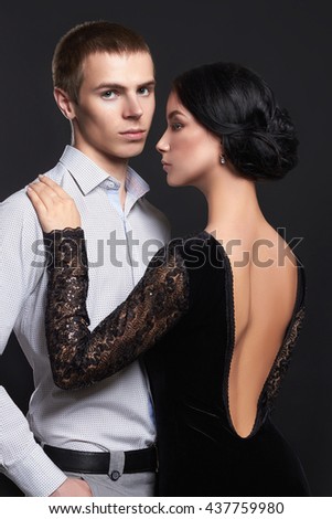 Sexy man and boy
