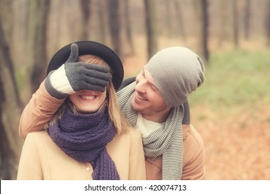 Young Couple Hanging Out And Having A Good Time.