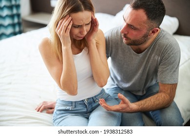 Young Couple Having Conflict And Relationship Difficulties