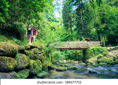 Young Couple Hiking