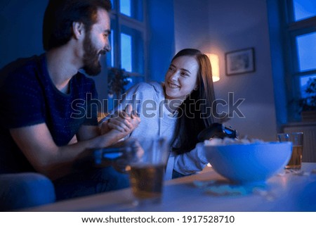 Similar – Image, Stock Photo cocooning Flat (apartment)