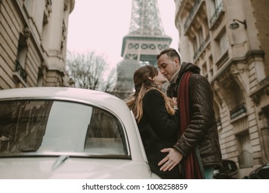 Young Couple In Paris